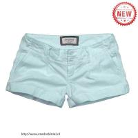 dames abercrombie classic shorts solide-colored lichtblauw Prijs Laag f5szt433